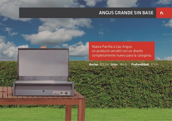 Parrilla a gas Tromen Angus Grande - Imagen 9