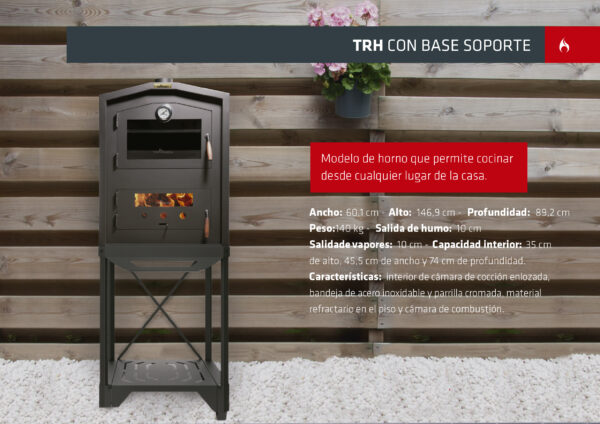 Horno Tromen a Leña TRH de Pie - Imagen 3