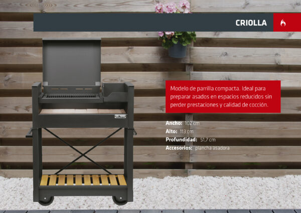 Parrilla rodante Tromen Criolla - Imagen 7