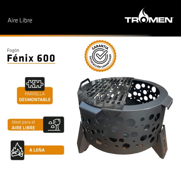Fogonero Tromen Fenix 600 - Imagen 4