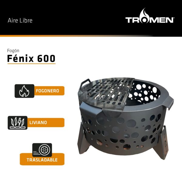 Fogonero Tromen Fenix 600 - Imagen 5