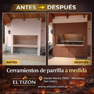 Cerramiento para parrilla